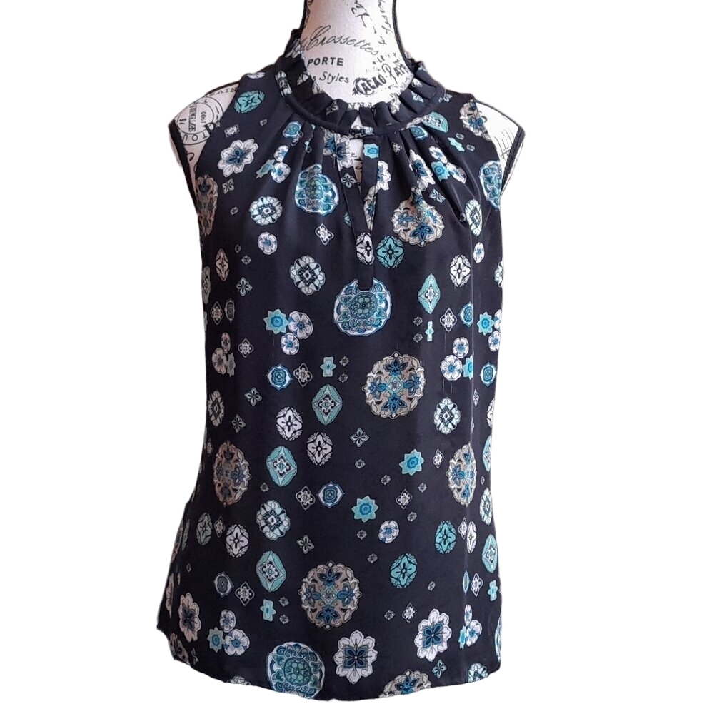 LAUNDRY BY SHELLI SEGAL Sleeveless Blouse